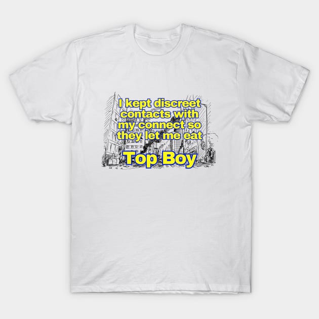 Top Boy T-Shirt by yzbn_king